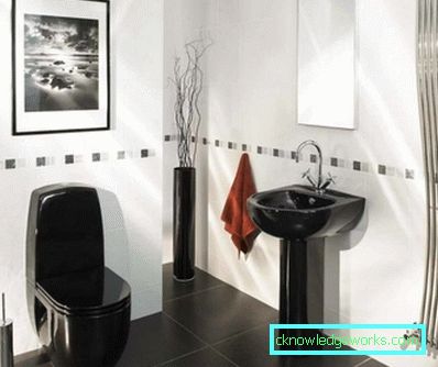 16 Crno-belo kupatilo - 105 fotografija