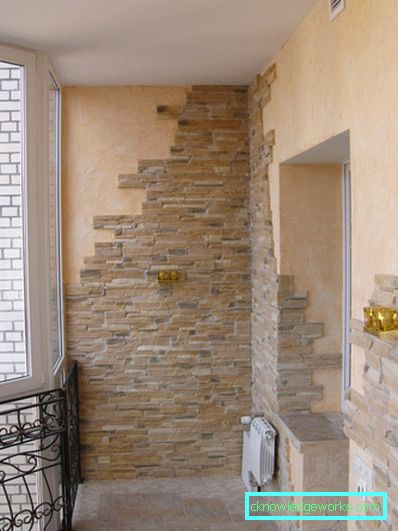 Balkonska ograda od kamena - 65 mogućnosti dizajna fotografija