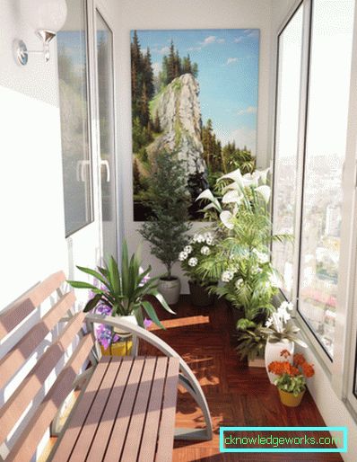 Dizajnirajte balkon u stanu - kako bi trebao biti