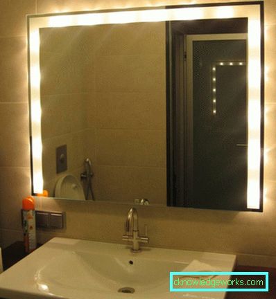 Ogledalo u kupaonici - pravila uređenja interijera (66 fotografija)