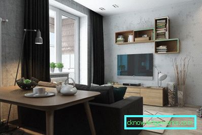 Dizajn jednosobnog apartmana - 150 fotografija modernih ideja za dizajn interijera