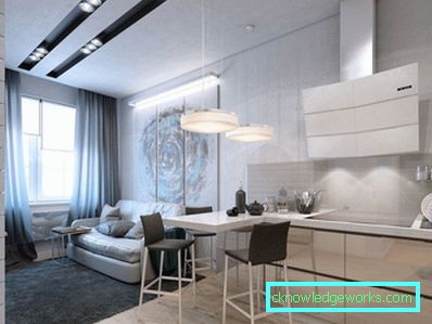 Dizajn jednosobnog apartmana - 150 fotografija modernih ideja za dizajn interijera
