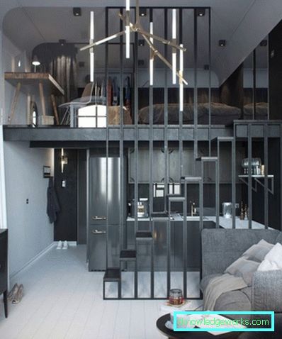 Dizajn jednosobnog apartmana - 150 fotografija modernih ideja za dizajn interijera