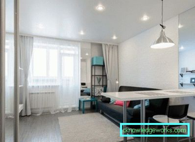 Dizajn jednosobnog apartmana - 150 fotografija modernih ideja za dizajn interijera