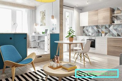 Dizajn jednosobnog apartmana - 150 fotografija modernih ideja za dizajn interijera