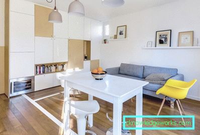 Dizajn jednosobnog apartmana - 150 fotografija modernih ideja za dizajn interijera