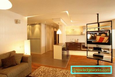 Dizajn jednosobnog apartmana - 150 fotografija modernih ideja za dizajn interijera
