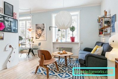 Dizajn jednosobnog apartmana - 150 fotografija modernih ideja za dizajn interijera
