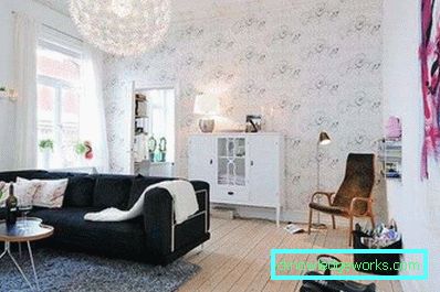 Dnevna soba u skandinavskom stilu - 50 interijera