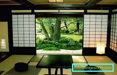 Dnevna soba u japanskom stilu - 50 fotografija primjera dizajna
