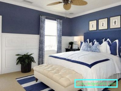 457-Spavaća soba s plavom nijansom - fotografija