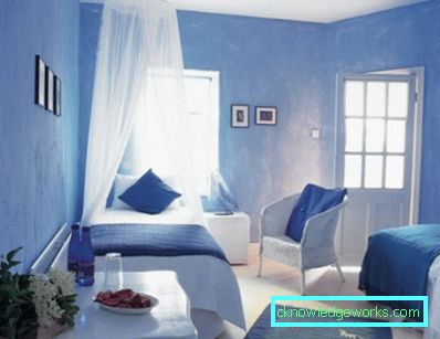 457-Spavaća soba s plavom nijansom - fotografija