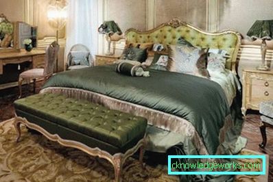 Spavaća soba u stilu klasičnog stila - savjeti za dizajn i dekoraciju fotografija