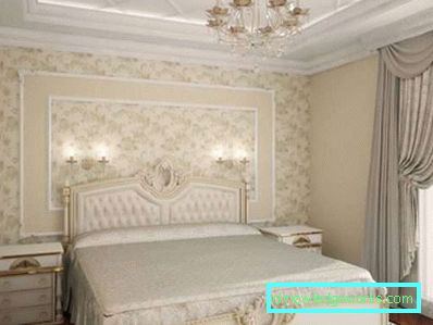 Spavaća soba u stilu klasičnog stila - savjeti za dizajn i dekoraciju fotografija